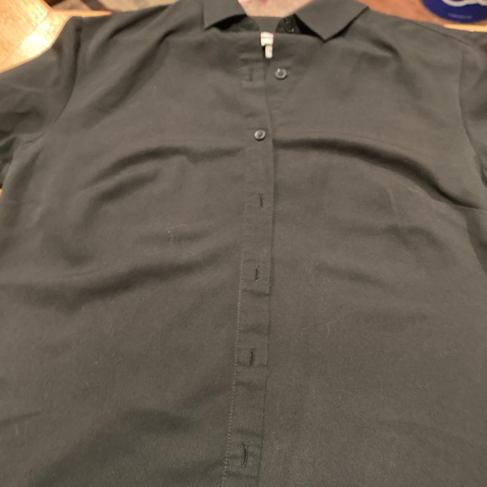 Black Button-Up Shirt